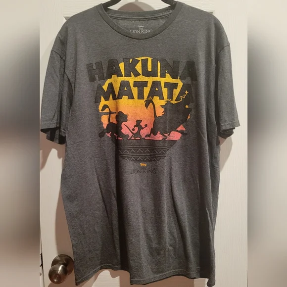 Disney The Lion King Gray T-Shirt - Picture 1 of 3